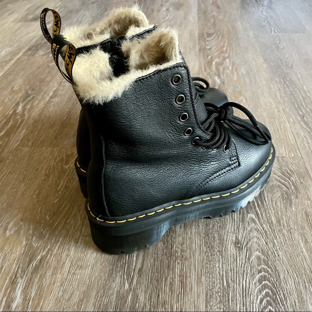 Dr Martens black Jadon FL platform boot - Picture 5 of 7